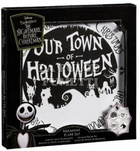 NIGHTMARE BEFORE CHRISTMAS: MELAMINE PLATE SET